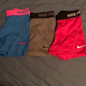 Nike Pros compression shorts